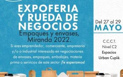 Primera Expoferia de Empaques y Envases 2022 será en Miranda